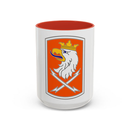 22 Signal Brigade 3 (U.S. Army) Accent Coffee Mug