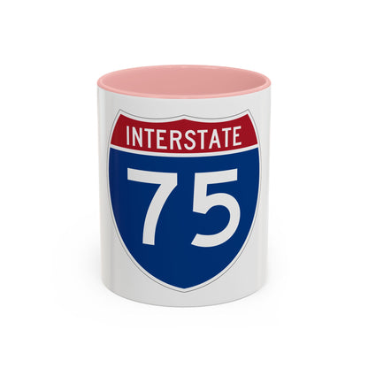 Interstate 75 (U.S. Highways) Accent Coffee Mug
