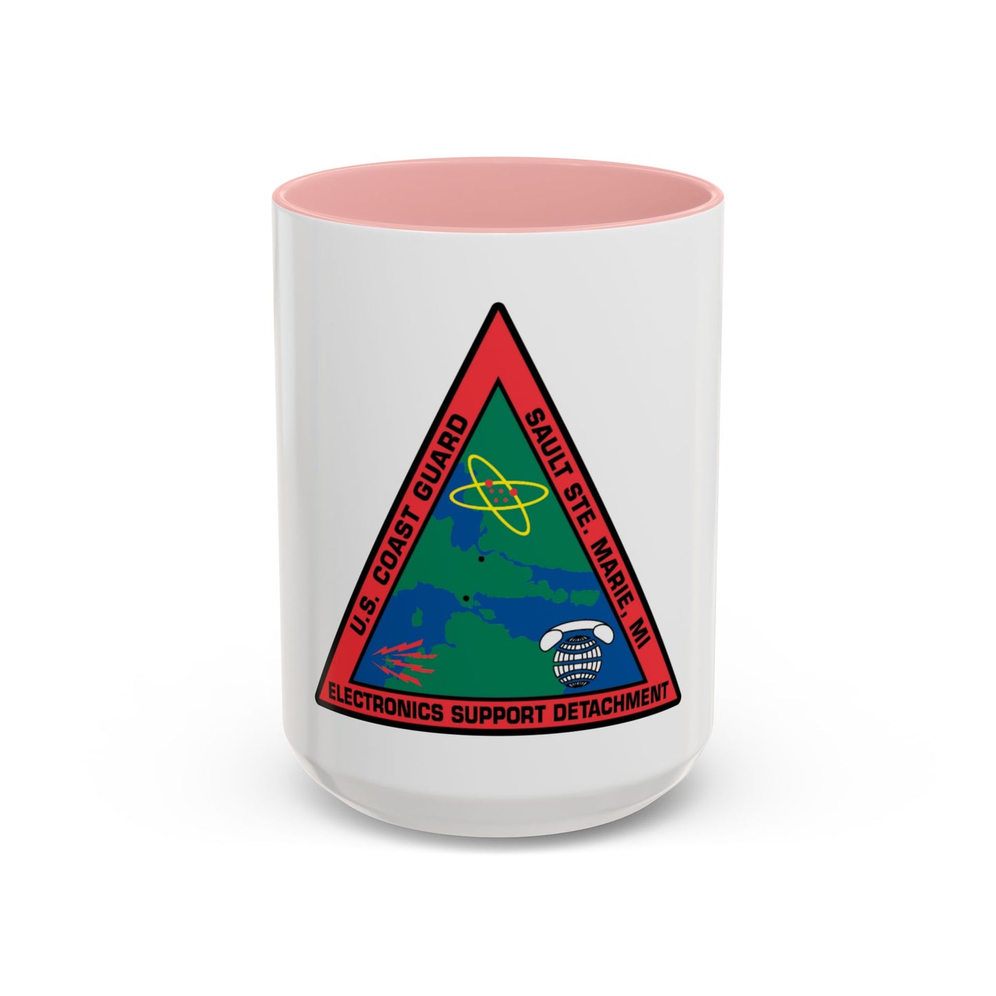 USCG ESD Sault SteMarie MI (U.S. Coast Guard) Accent Coffee Mug