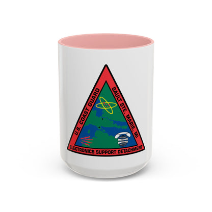USCG ESD Sault SteMarie MI (U.S. Coast Guard) Accent Coffee Mug