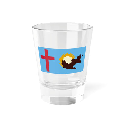 Flag of the Nadroga-Navosa Sovereign Christian State (Fiji) Shot Glass 1.5oz