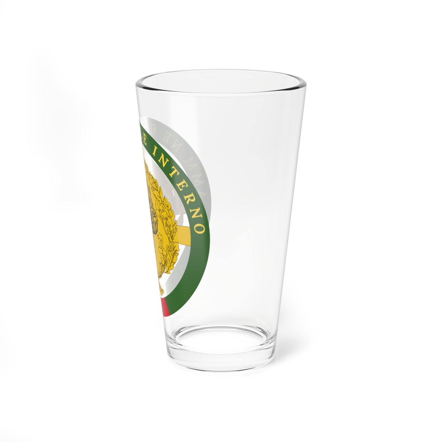 Distintivo amm.ne civile interno (Italy) (Coat of Arms) Pint Glass 16oz
