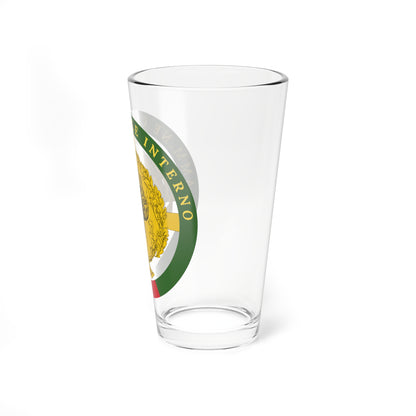 Distintivo amm.ne civile interno (Italy) (Coat of Arms) Pint Glass 16oz