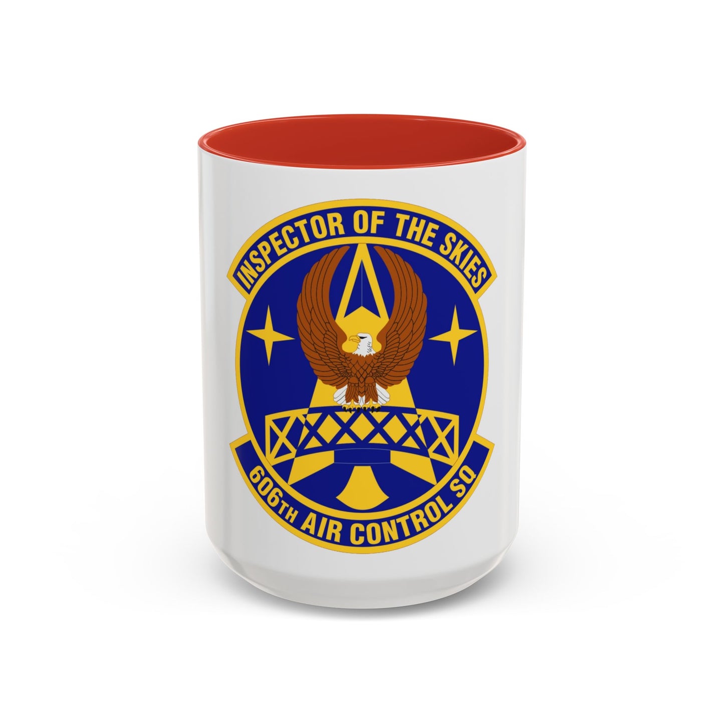 606th Air Control Squadron (U.S. Air Force) Accent Coffee Mug