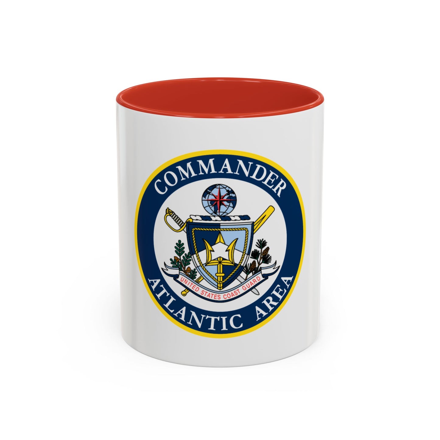 COMMANDER ATLANTIC AREA (U.S. Coast Guard) Accent Coffee Mug