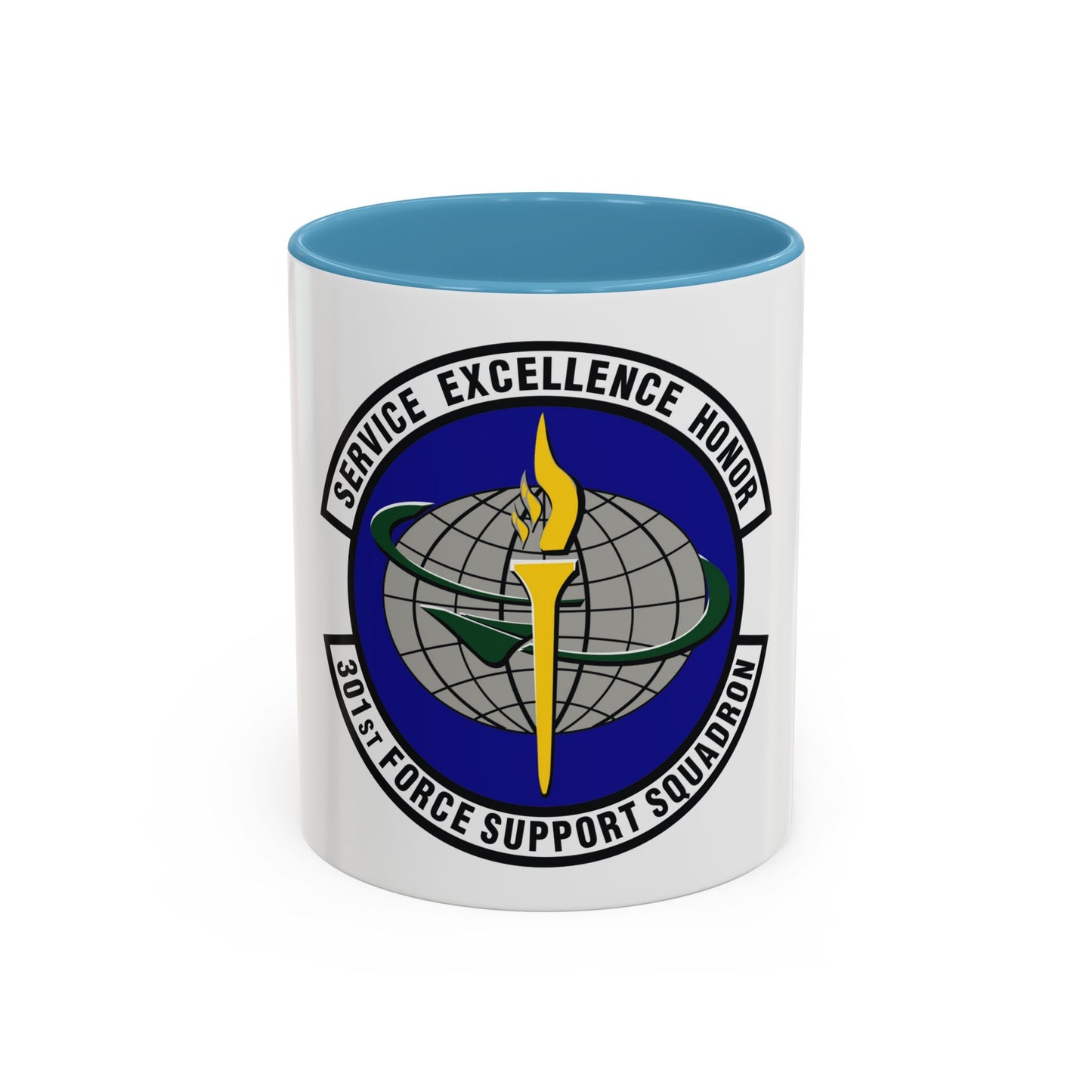 301st Force Support Squadron (U.S. Air Force) Accent Coffee Mug