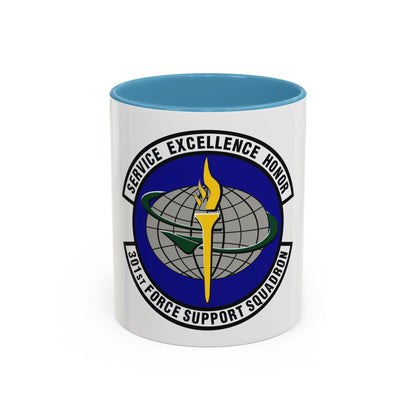 301st Force Support Squadron (U.S. Air Force) Accent Coffee Mug