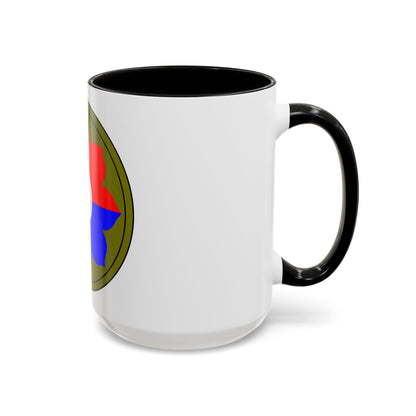 9th Infantry Division patch (U.S. Army) Accent Coffee Mug