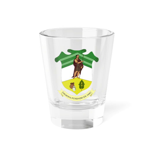Escudo de Ojojona (Honduras) (Coat of Arms) Shot Glass 1.5oz
