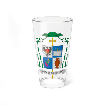 Escudo de Alberto Vera Aréjula (Spain) (Coat of Arms) Pint Glass 16oz