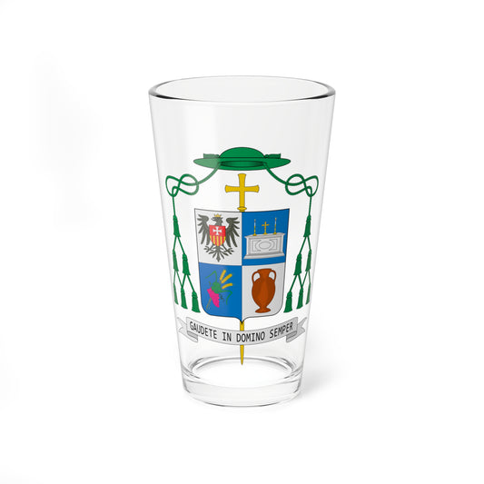 Escudo de Alberto Vera Aréjula (Spain) (Coat of Arms) Pint Glass 16oz