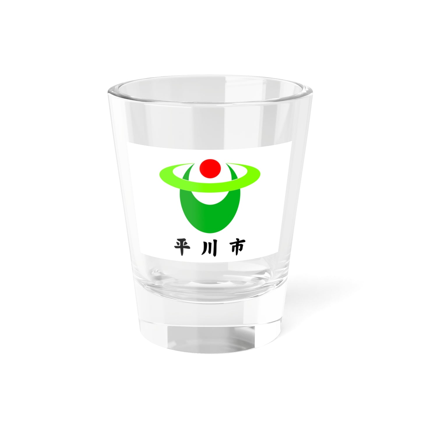 Flag of Hirakawa Aomori (Japan) Shot Glass 1.5oz