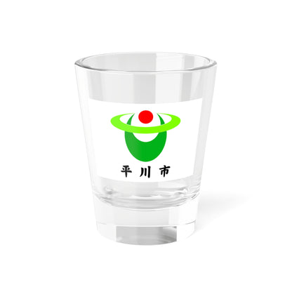 Flag of Hirakawa Aomori (Japan) Shot Glass 1.5oz