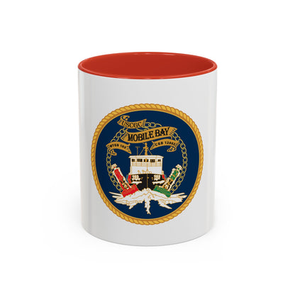 USCGC Mobile Bay WTGB 103 (U.S. Coast Guard) Accent Coffee Mug