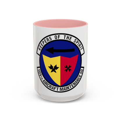 509th Aircraft Maintenance Squadron (U.S. Air Force) Accent Coffee Mug