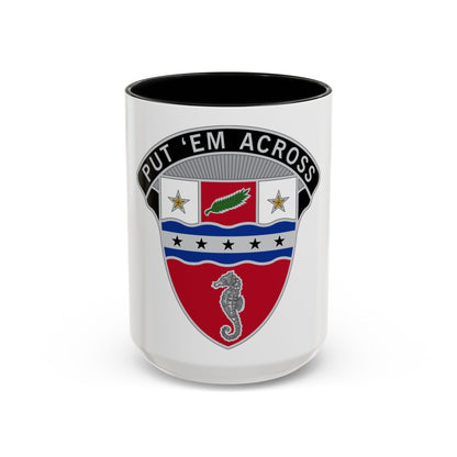 1st Engineer Brigade (U.S. Army) Accent Coffee Mug