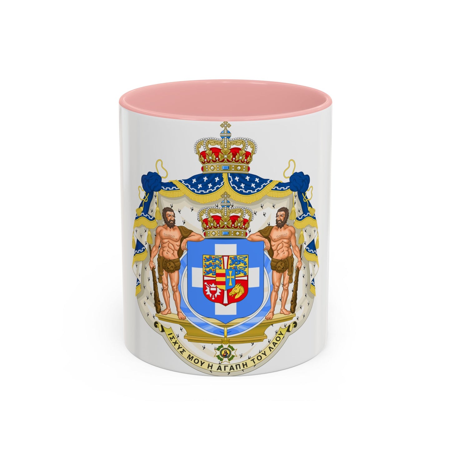 Royal Coat of Arms of Greece (1863-1936) - Accent Coffee Mug