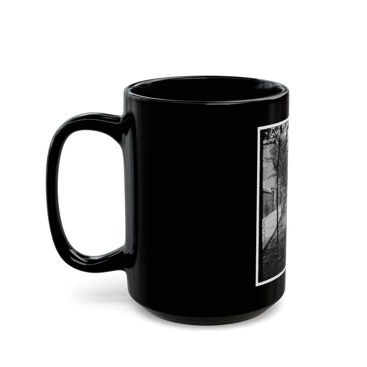 Charleston, S.C. Meeting Street, Near Broad; St. Michael's Church In Middle Distance (U.S. Civil War) Black Coffee Mug