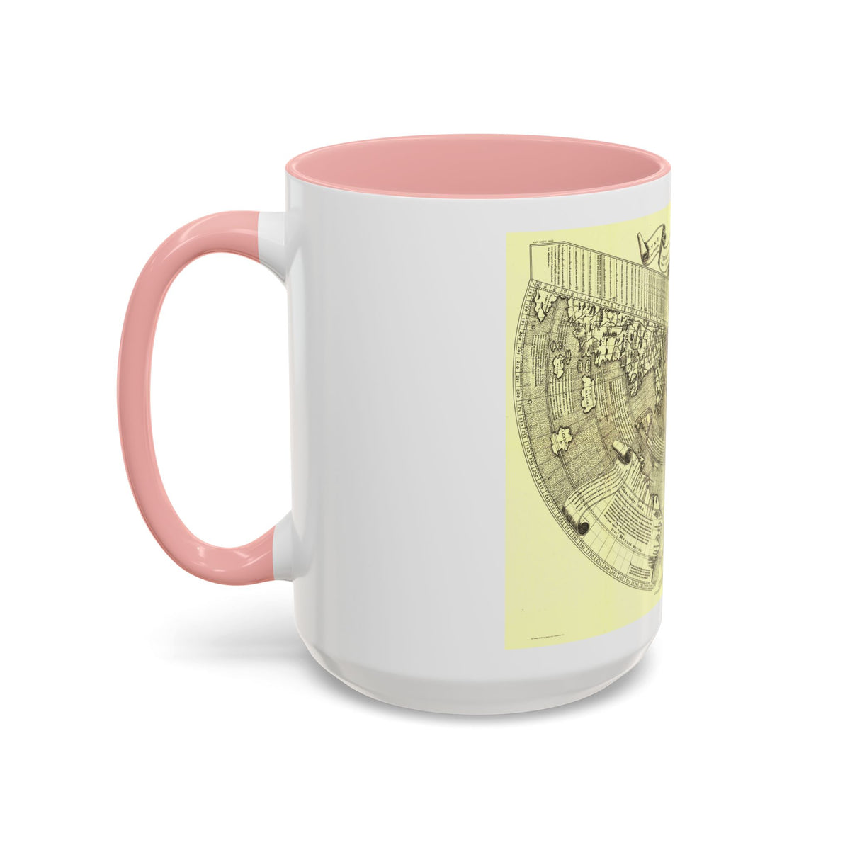 World Map - Ruysch (1508) (Map) Accent Coffee Mug