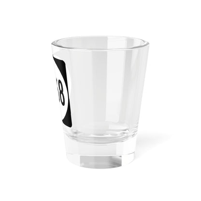 PR tertiary 6668 (Puerto Rico) (Road Sign) Shot Glass 1.5oz