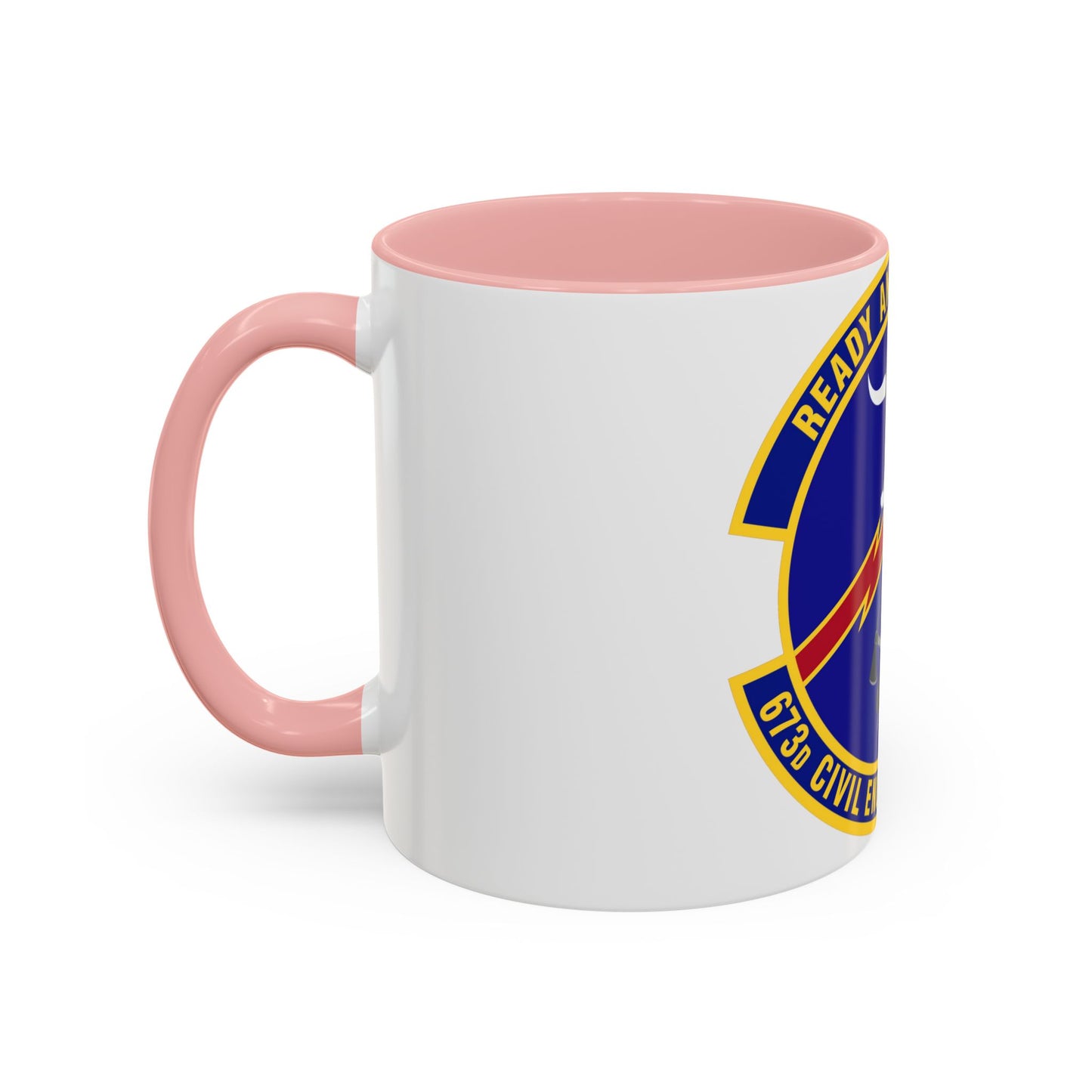 673d Civil Engineer Squadron (U.S. Air Force) Accent Coffee Mug