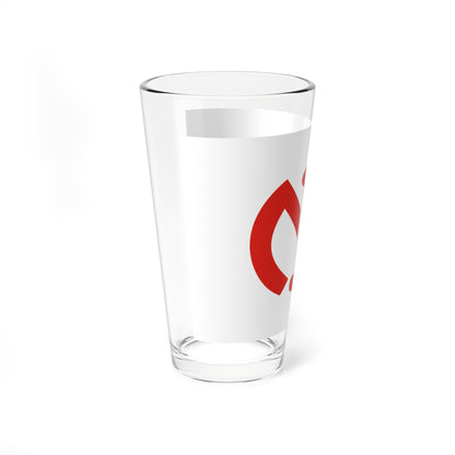 Flag of South Manchuria Railway Company (China) Pint Glass 16oz
