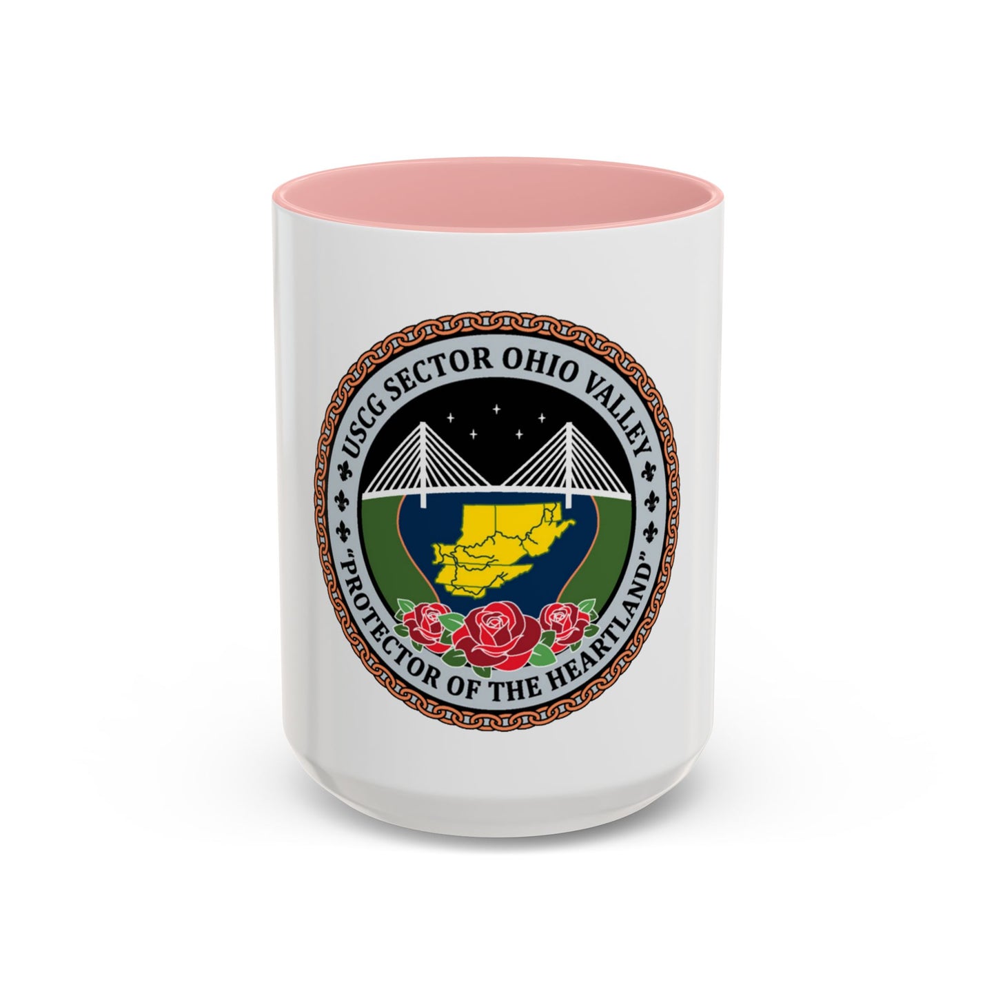 USCG SECTOR OHIO VALLEY (U.S. Coast Guard) Accent Coffee Mug