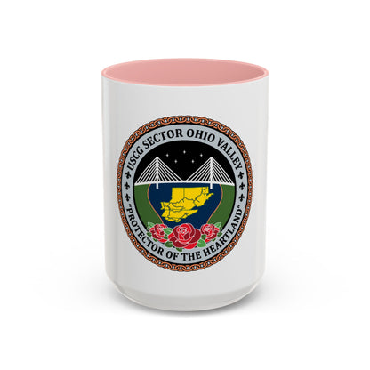 USCG SECTOR OHIO VALLEY (U.S. Coast Guard) Accent Coffee Mug