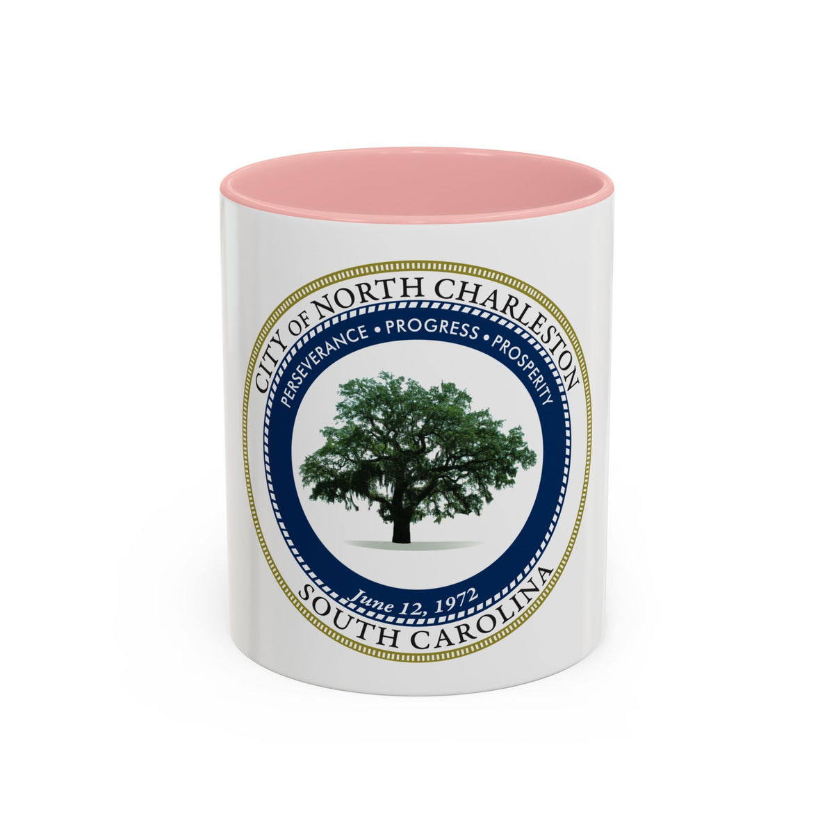Seal of North Charleston South Carolina - Accent Coffee Mug