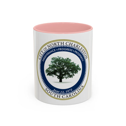 Seal of North Charleston South Carolina - Accent Coffee Mug