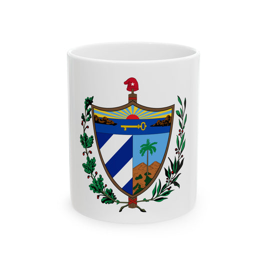 Coat of arms of Cuba - White Coffee Mug
