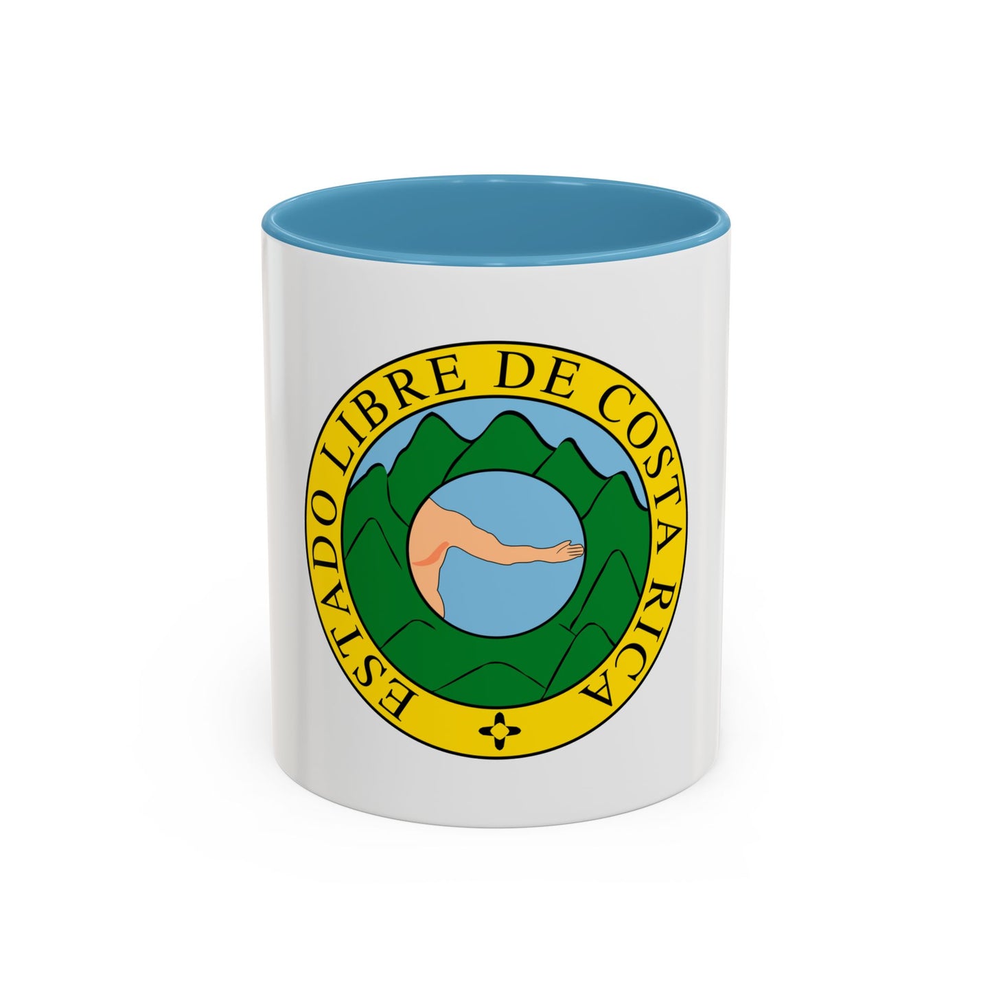 Coat of arms of Costa Rica (1824-1840 and 1842-1848) - Accent Coffee Mug