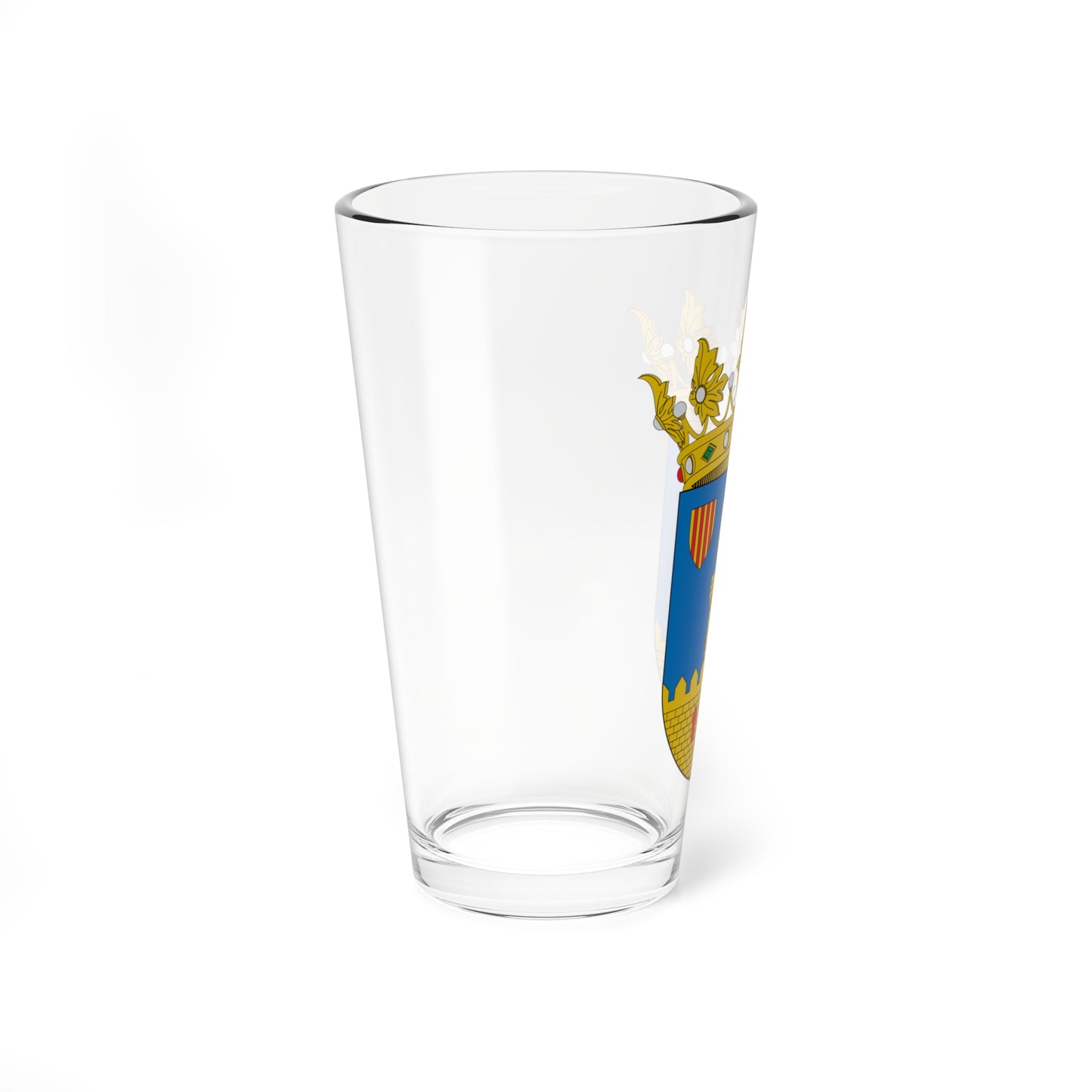 Escudo de Miedes de Aragón (Spain) (Coat of Arms) Pint Glass 16oz