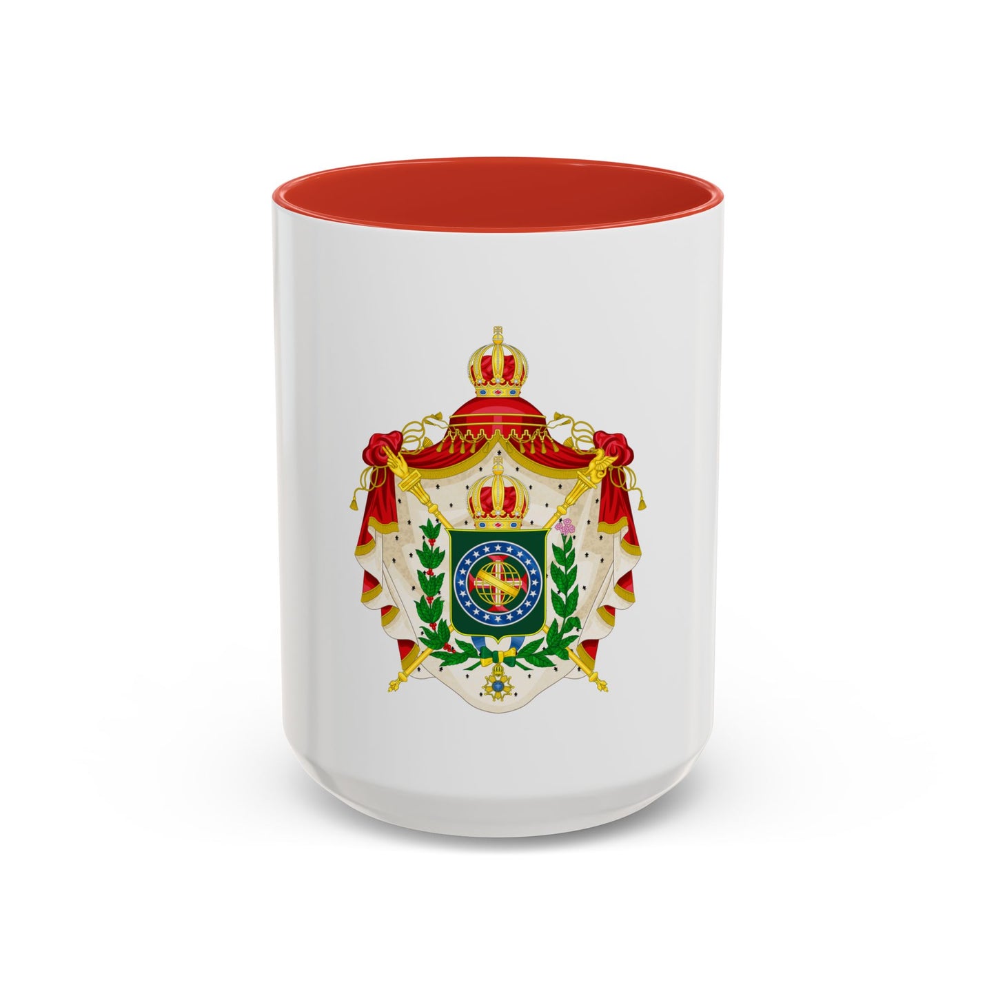 Coat of arms of the Empire of Brazil - Accent Coffee Mug
