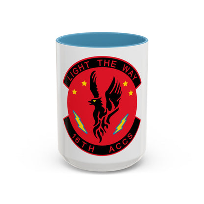 16TH ACCS (U.S. Air Force) Accent Coffee Mug