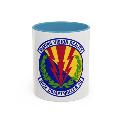 902d Comptroller Squadron (U.S. Air Force) Accent Coffee Mug