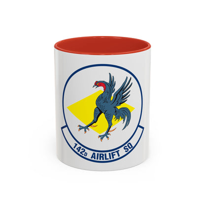 142 Airlift Squadron (U.S. Air Force) Accent Coffee Mug