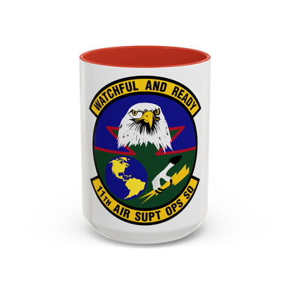 11 Air Support Operations Squadron ACC (U.S. Air Force) Accent Coffee Mug