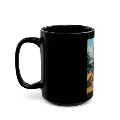 Building a Fort - Black Coffee Mug-Go Mug Yourself