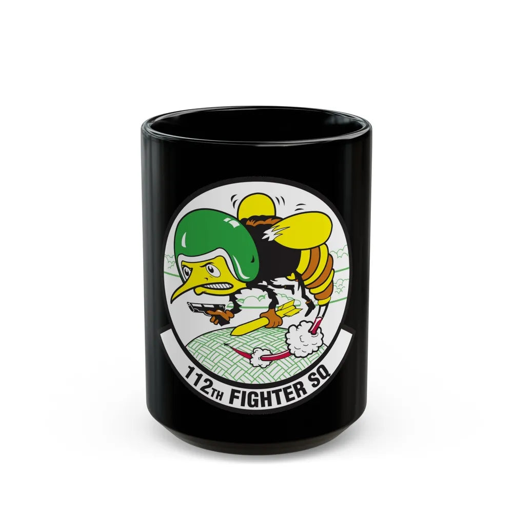 112th Fighter Squadron (U.S. Air Force) Black Coffee Mug-15oz-Go Mug Yourself