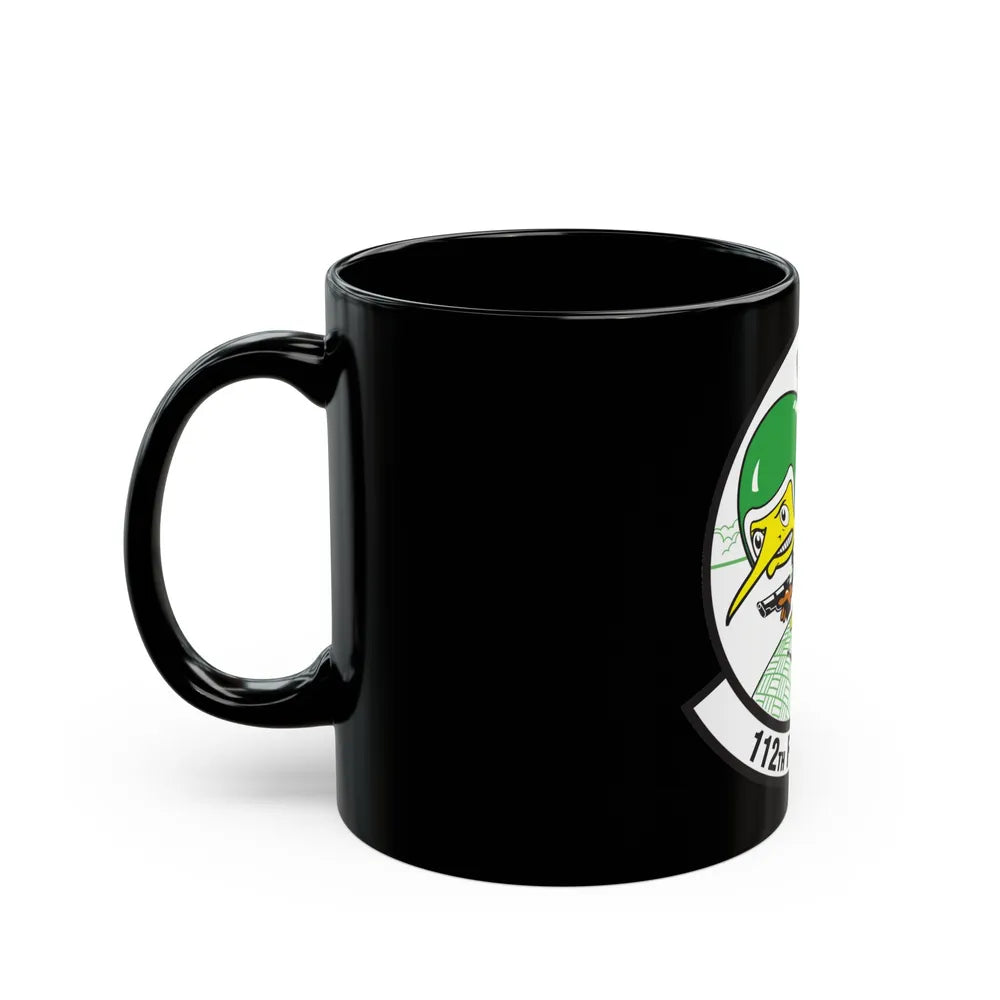 112th Fighter Squadron (U.S. Air Force) Black Coffee Mug-Go Mug Yourself