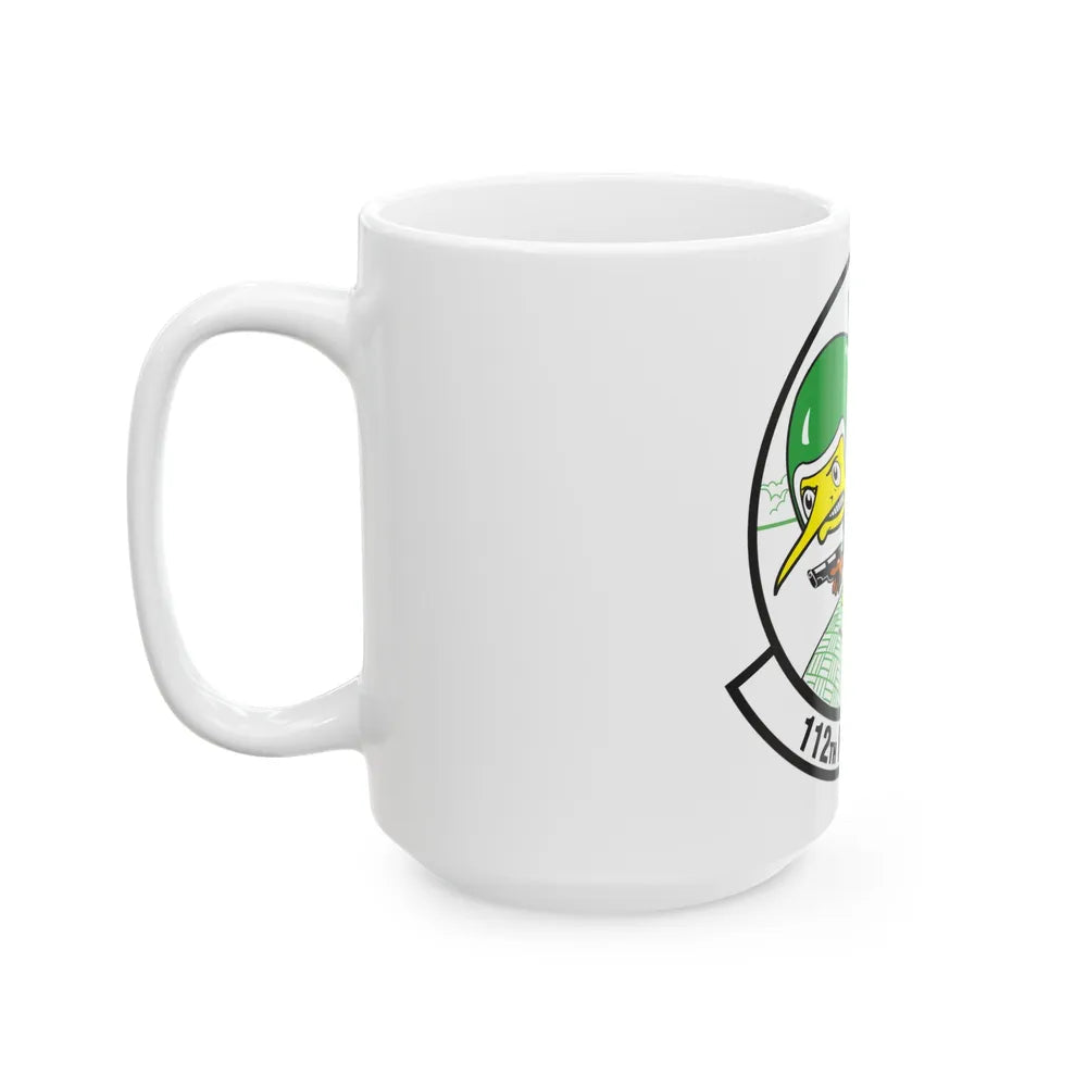 112th Fighter Squadron (U.S. Air Force) White Coffee Mug-Go Mug Yourself