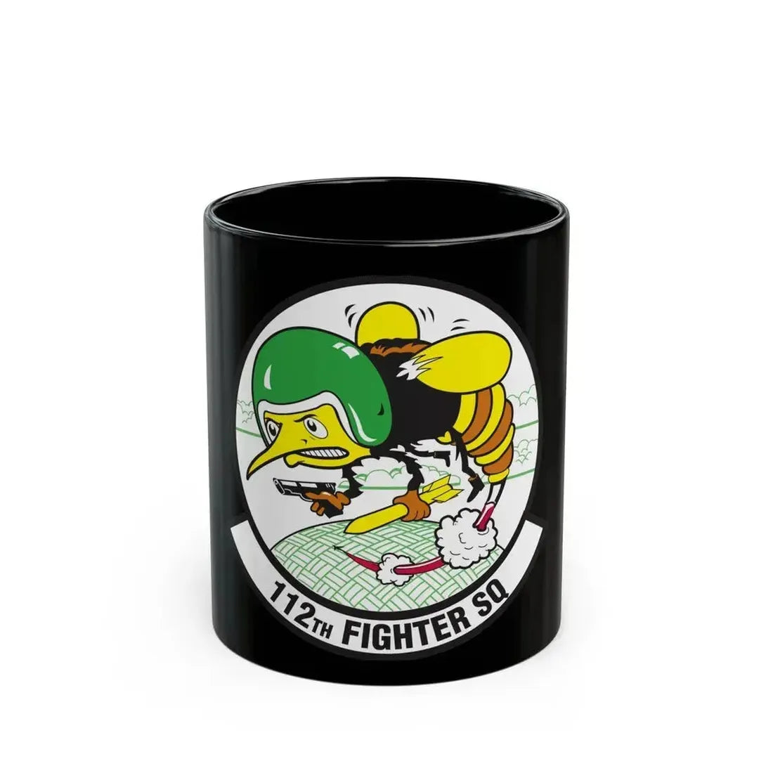 112th Fighter Squadron (U.S. Air Force) Black Coffee Mug 11oz - Go Mug Yourself