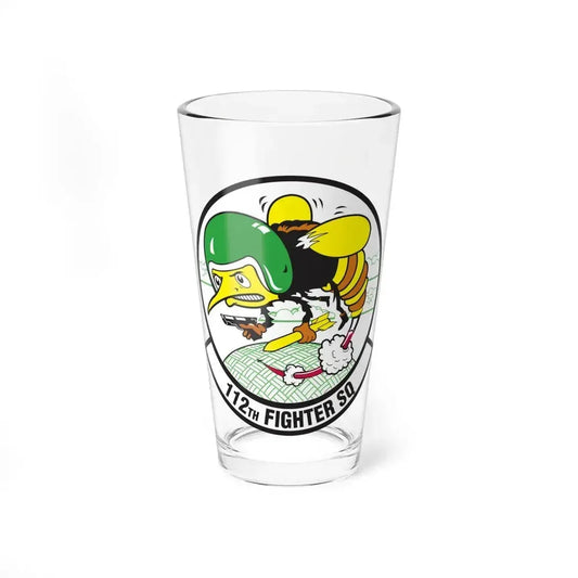 112th Fighter Squadron (U.S. Air Force) Pint Glass 16oz 16oz - Go Mug Yourself