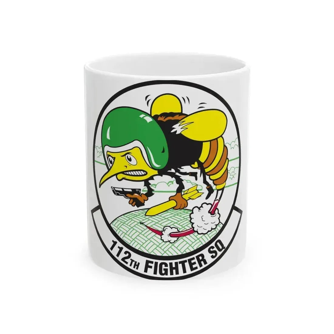 112th Fighter Squadron (U.S. Air Force) White Coffee Mug 11oz - Go Mug Yourself
