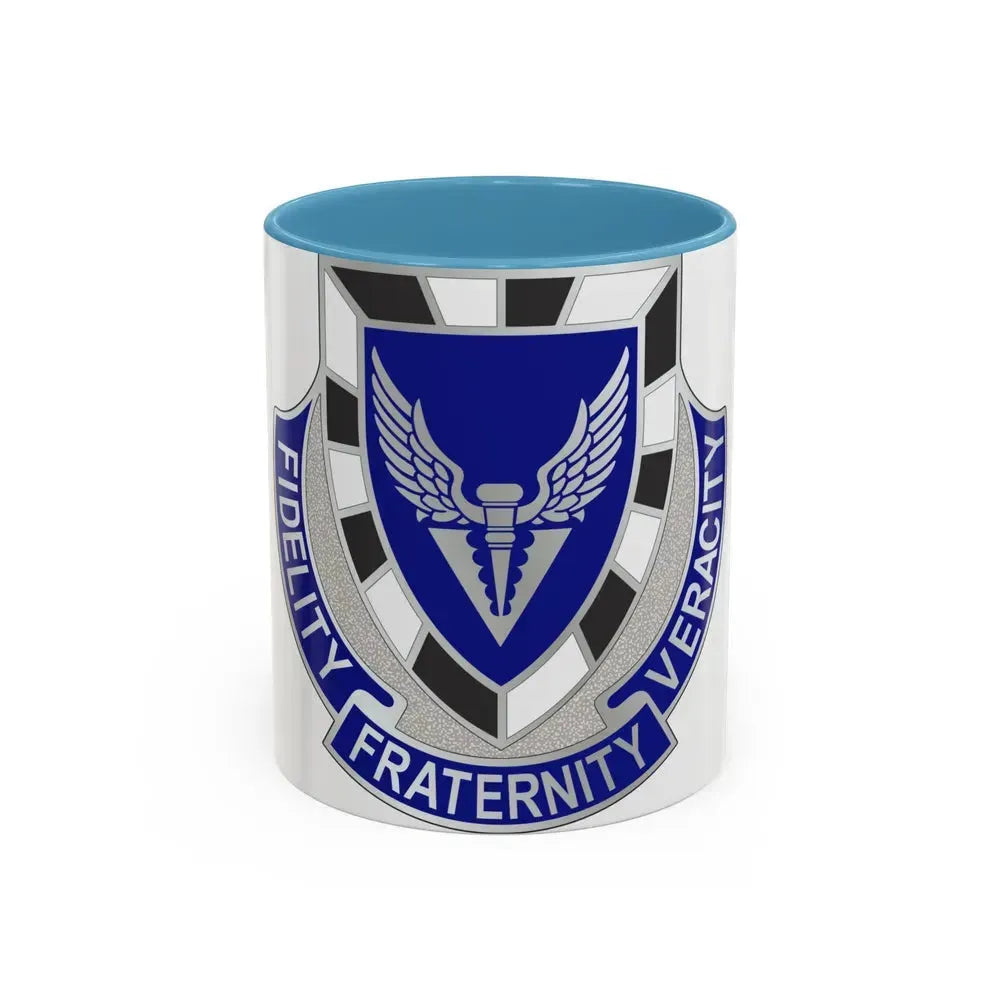 113 Aviation Regiment (U.S. Army) Accent Coffee Mug 11oz Light Blue - Go Mug Yourself