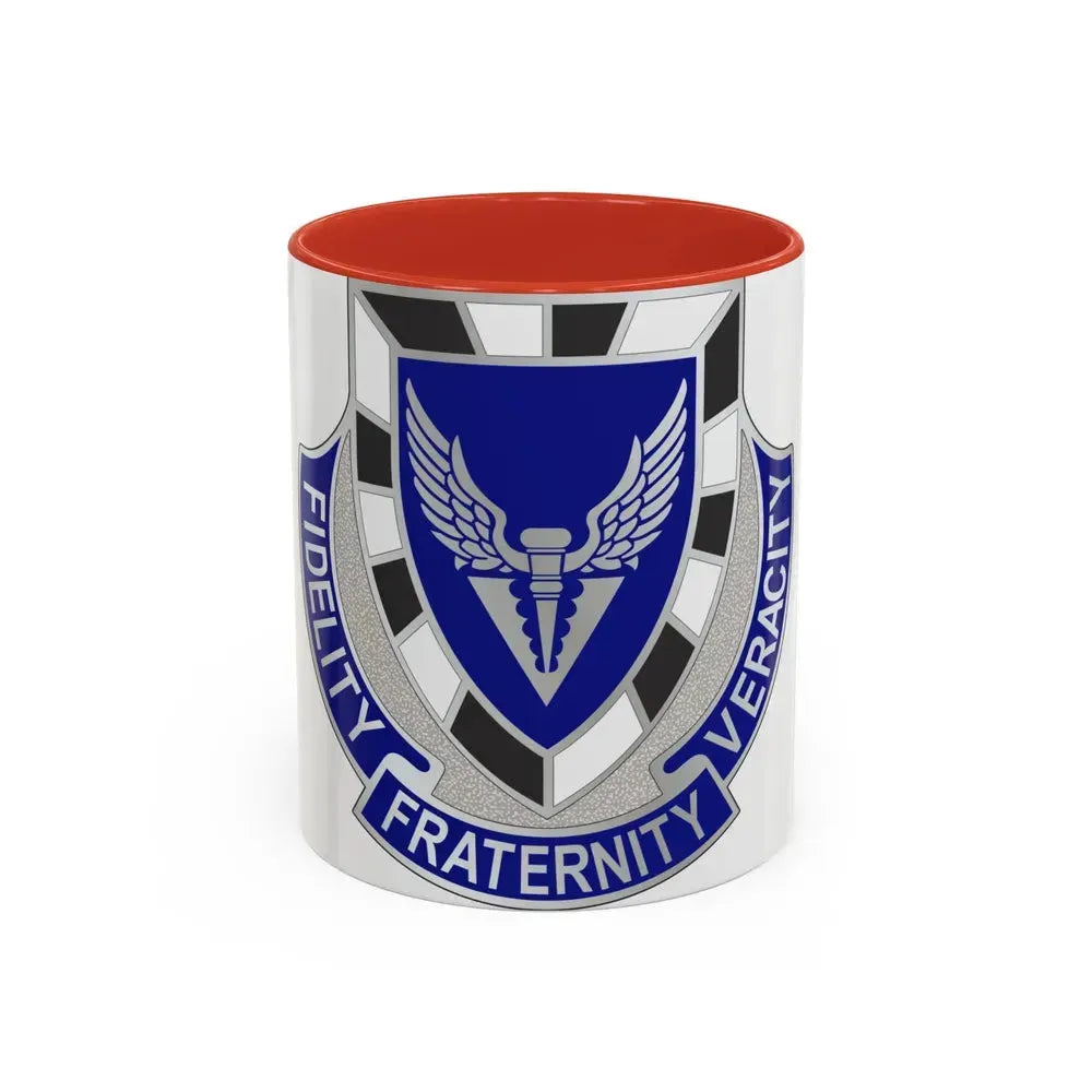 113 Aviation Regiment (U.S. Army) Accent Coffee Mug 11oz Red - Go Mug Yourself
