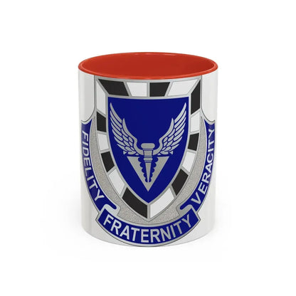 113 Aviation Regiment (U.S. Army) Accent Coffee Mug 11oz Red - Go Mug Yourself