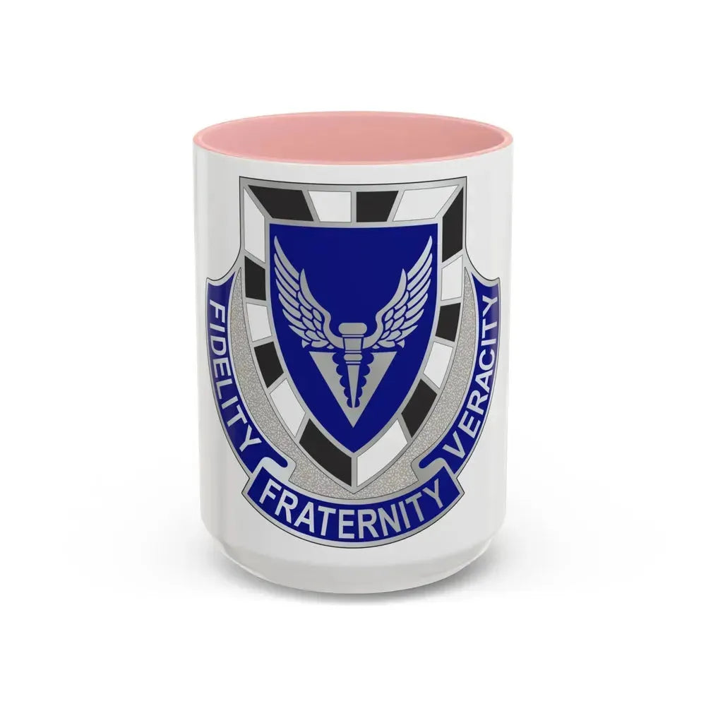 113 Aviation Regiment (U.S. Army) Accent Coffee Mug 15oz Pink - Go Mug Yourself