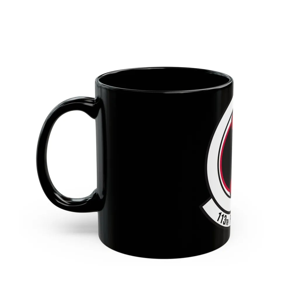 113 Fighter Squadron (U.S. Air Force) Black Coffee Mug-Go Mug Yourself